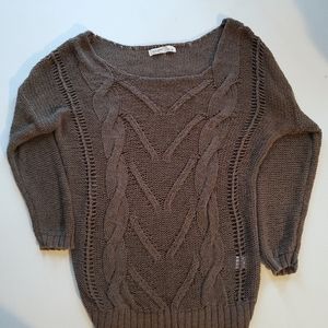 Old Navy 3/4 Sleeve Loose Knit Sweater Sz M